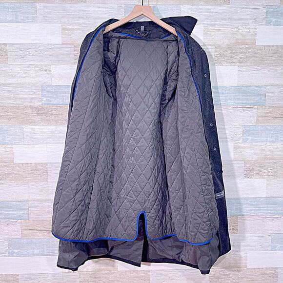 AMERICAN AIRLINES Midi Winter Coat Detachable Liner Black Thinsulate Womens 4 4R - Picture 3 of 9